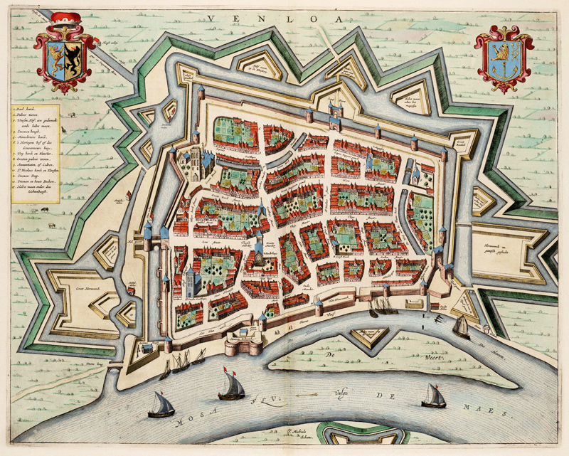 Venlo 1649 Blaeu